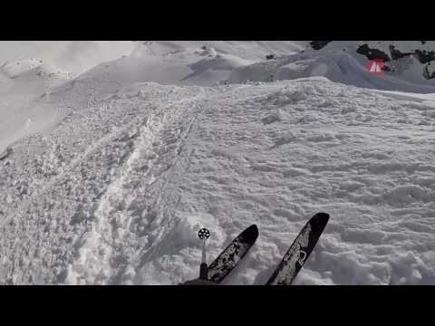GoPro run Jackie Paaso  - Chamonix-Mont-Blanc staged in Vallnord-Arcalís - FWT17