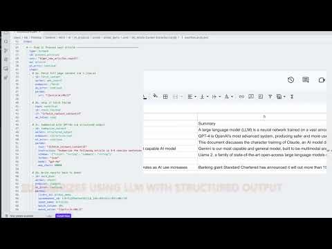 Article Content Extraction via Google Sheets