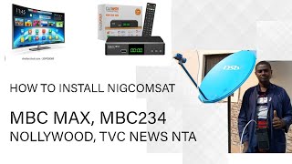 NIGCOMSAT HOW TO TRACK MBC 2,3 ACTION, MAX, TVC NEWS, on your free to satalite @eddyelectrical7671