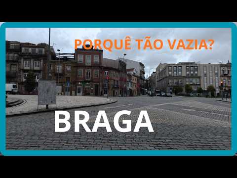 A VIDA EM BRAGA - PORTUGAL - WALKING TOUR 12 Fev 2026