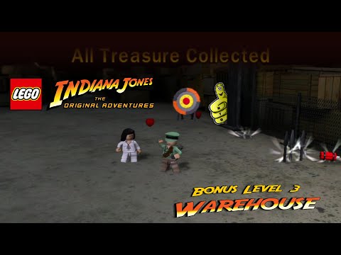 Lego Indiana Jones: Bonus Level 3 / Warehouse (Obtain 1 Million Studs) EASY WAY! - HTG