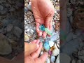 Gem stones from the canyon #outdoors。 diamonds and gold