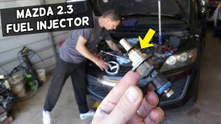 FUEL INJECTOR FUEL RAIL REPLACEMENT REMOVAL MAZDA CX-7 MAZDASPEED 3 6 2 3 CX7 2.3
