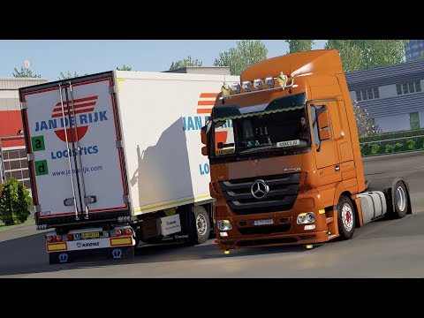 [ETS2] Euro Truck Simulator 2 1.33 - Beyond the Baltic Sea - Mercedes Actros MP3 - Krone trailer
