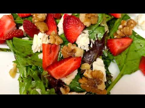 Strawberry Spring Mix Salad