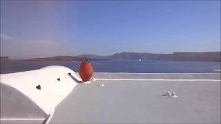 preview picture of video 'Santorini Kokkinos villas Exterior day time video caldera view'
