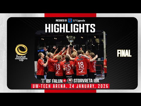 Highlights Champions Cup Final IBF Falun vs Storvreta IBK