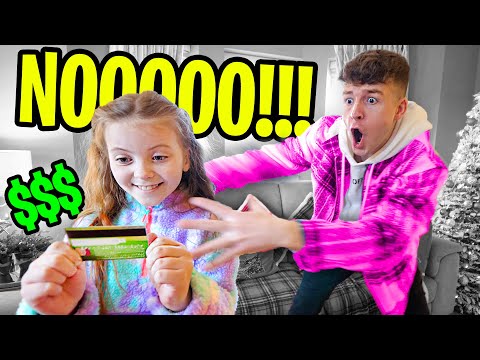 Little Sister Steals My Credit Card And Spends £1,000 On Toys!
