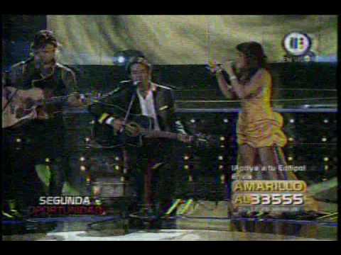 suelta mi mano Equipo 4 amarillo Dulce,Agustin,Matias y Menny en segunda oportunidad Sexto concierto