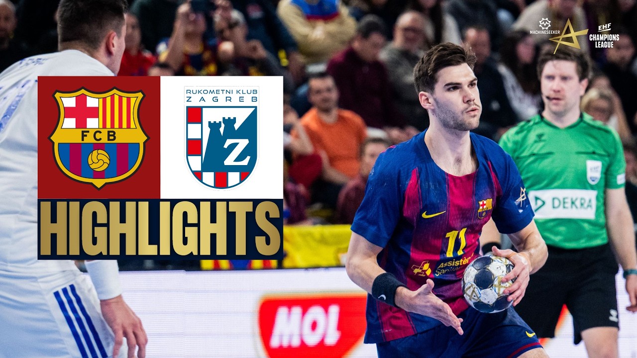 C Barcelona Handbol vs RK Zagreb | Highlights | EHF Champions League Men 2025/26