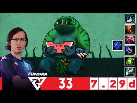 [DOTA 2] TUNDRA.33 the TIDEHUNTER [OFFLANE] [7.29D]