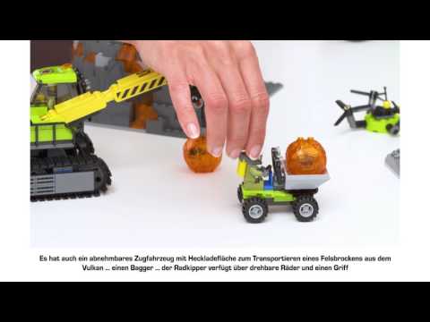 LEGO CITY Vulkan-Forscherstation  60124 Volcano Exploration Base