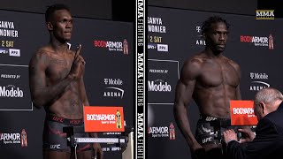 UFC 276 Weigh-Ins: Israel Adesanya, Jared Cannonier Make Weight | MMA Fighting by MMA Fighting