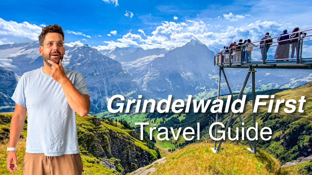 Embark on a journey to Grindelwald-First, soaring via a Firstbahn ride.