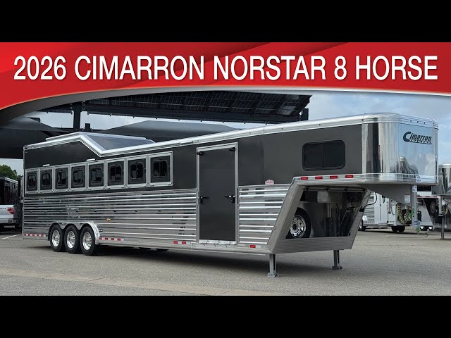 Preview image of Custom Ordered 2026 Cimarron 8 Horse Gooseneck With Air Ride youtube video