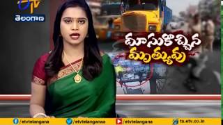 Lorry Mows Down Two, Leaves Two Others Injured | in Vanasthalipuram | Hyderabad