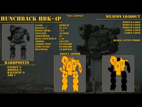 MWO: Hunchback HBK-4P "Bug Zapper"