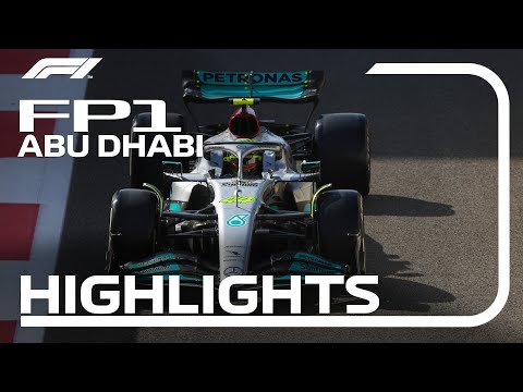 F1第22戦アブダビGP FP1ハイライト動画
