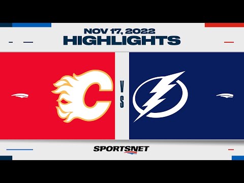 NHL Highlights | Flames vs. Lightning - November 17, 2022