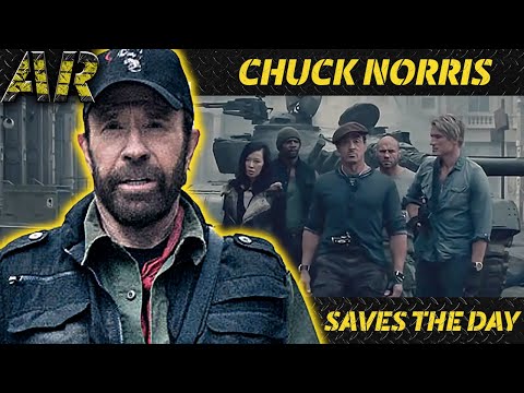 CHUCK NORRIS Saves the Day | THE EXPENDABLES 2