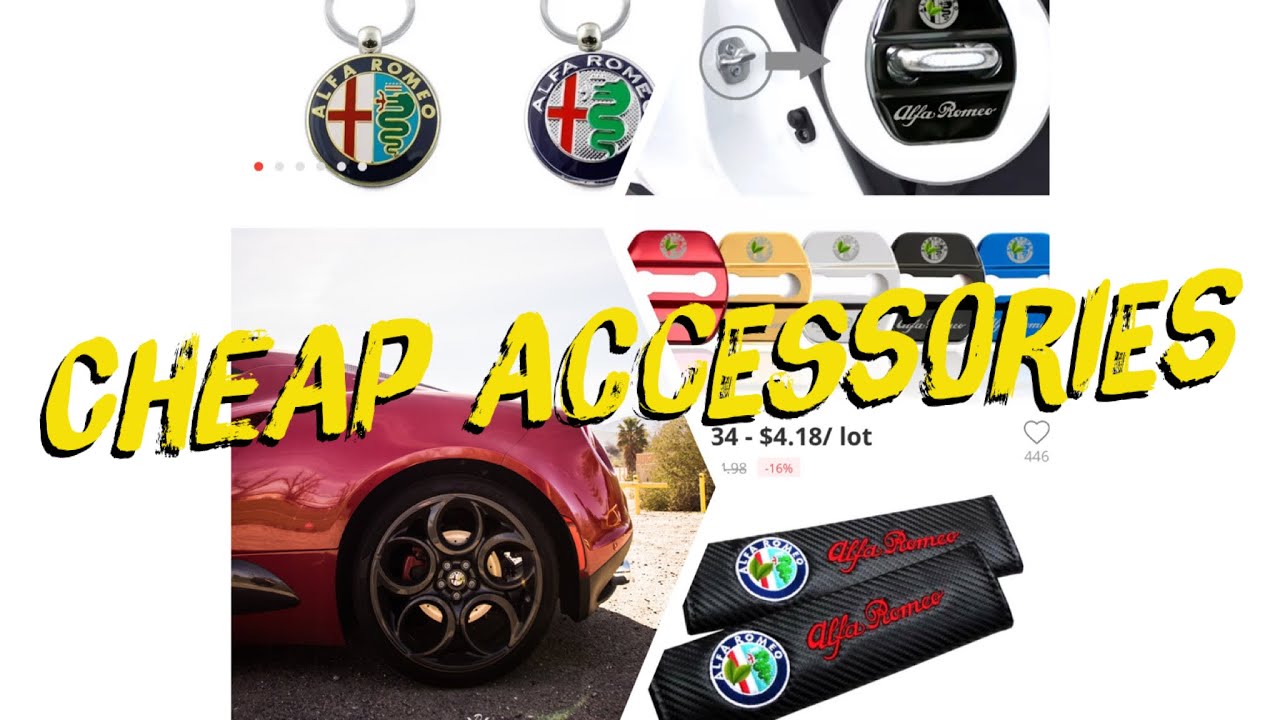 Let's Talk Cars: Alfa Romeo 4C Affordable Accessories