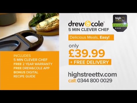 High Street TV - Drew And Cole 5 Minute CleverChef (2025 Version) - FULL TELESHOPPING INFOMERCIAL