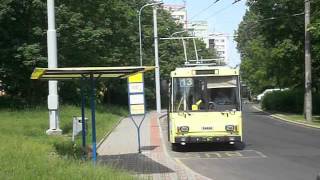 preview picture of video 'Die letzten kultigen O-Busse in Teplice (26.05.2012)'