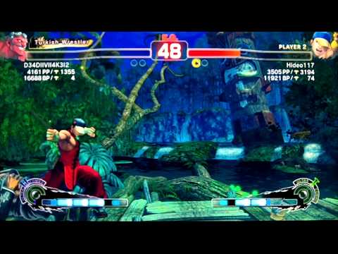 SSF4 AE:2012 D34DIIVII4K312 (Hakan) vs Hideo117 (Yun)