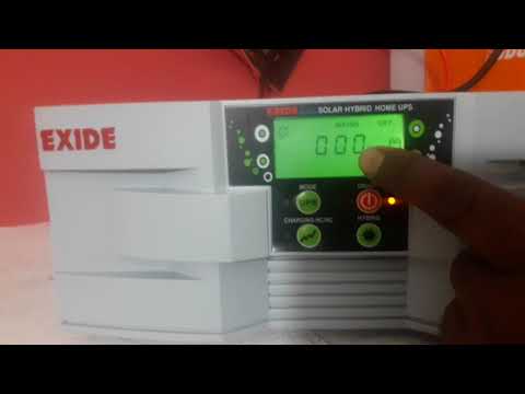 Exide Solar UPS,Inverter to Battery Connection, Letter Wiring Connection Videos