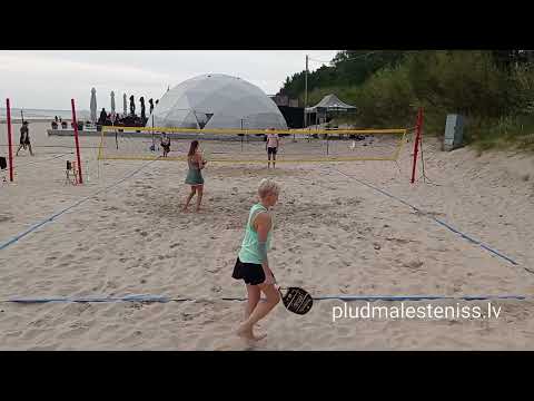 Pludmales tenisa turnīrs 11.09.25. - 1.korts - Latvijas Pludmales teniss