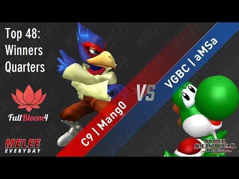 Full Bloom 4 - C9 | Mang0 (Falco) vs. VGBC | aMSa (Yoshi) - SSBM - Top 48, Winners Quarters