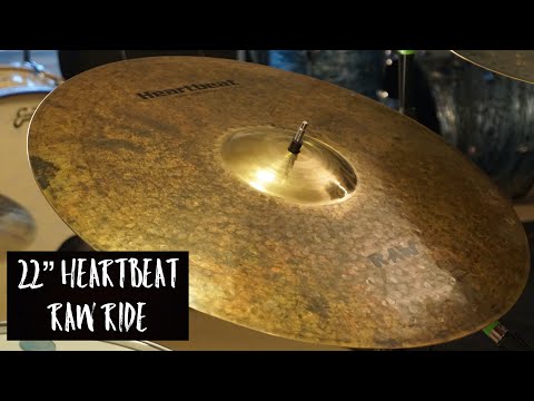 22" Raw Ride by Heartbeat Percussion (Demo)