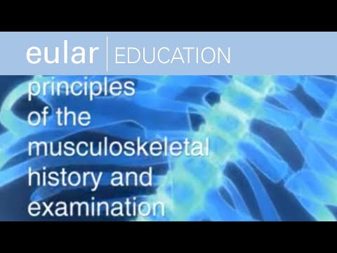 EULAR School of Rheumatology: Principles of the Musculoskeletal History and Examination