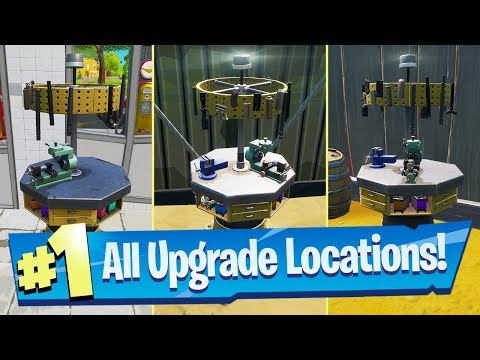 Upgrade an Item at a Weapon Upgrade Bench (All Bench Locations) - Fortnite Battle Royale