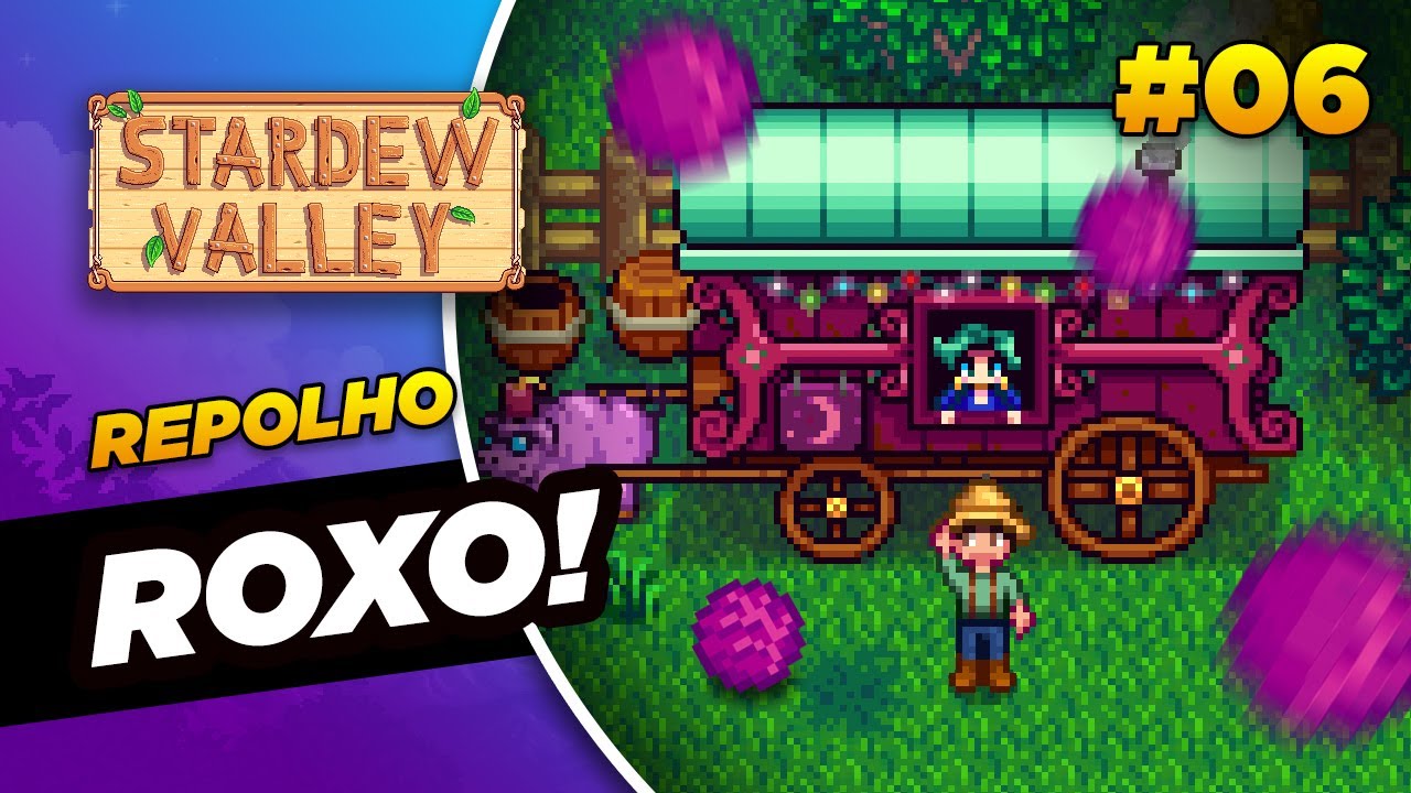 SORTE! ACHEI REPOLHO ROXO! Aprenda a jogar Stardew #06