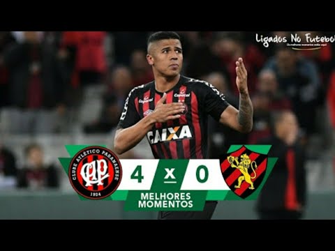 ATLÉTICO PR 4 X 0 SPORT - MELHORES MOMENTOS (JOGO SOFRIDO E GOLEADA)