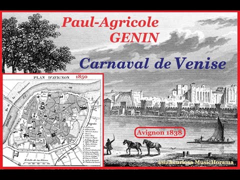 Paul-Agricole Génin (1832-1903) -  Carnival of Venice (1872)  Flûte piccolo & piano