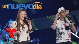 Luis Coronel se luce en Billboard Duets con Jesse & Joy | Un Nuevo Día | Telemundo