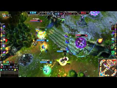 KBM TinOwns Ahri VS Alliance Froggen Fizz Highlights {EPIC}   S4 World Group