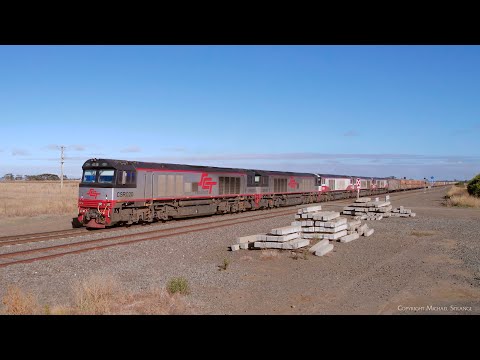 SCT 2PM9 Mixed Freight & Steel Train With Five CSR Class Diesel Locomotives (20/4/2023) - PoathTV