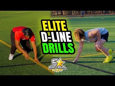 Defensive Lineman Drills - Full Coaching Session