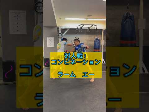 対人戦コンビネーション‼️ キックボクシング、ムエタイ#shorts #muaythai #kickboxing #キックボクシング #ムエタイ