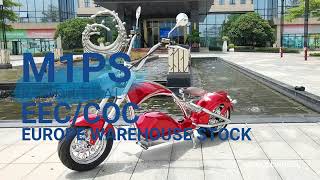 2022 New EU Stock EEC COC Citycoco 4000W 72V 40AH Battery Electric Scooter Chopper