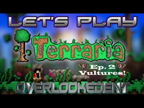 BamVille! Ep.2 "Vultures!" - Terraria Xbox 360 - [Let's Play!]
