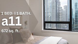 Apartment 3509 | Luxury 1 Bed. | Walk-In Shower | a11 Layout