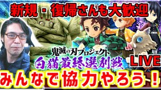 【白猫×鬼滅の刃】鬼滅の刃協力LIVE第2弾！新規さん・復帰さんも大歓迎！楽しく協力しましょう♪