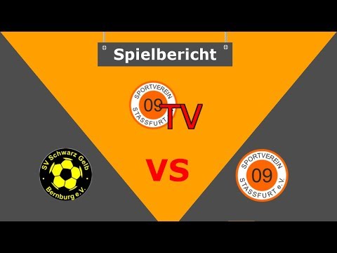 Spielbericht SV Schwarz-Gelb Bernburg - SV 09 Stassfurt