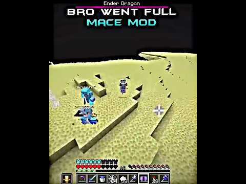 Sharpness Mace Domination 🗿☠️ #minecraft #edit #shorts