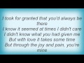Lionel Richie - It May Be The Water Lyrics