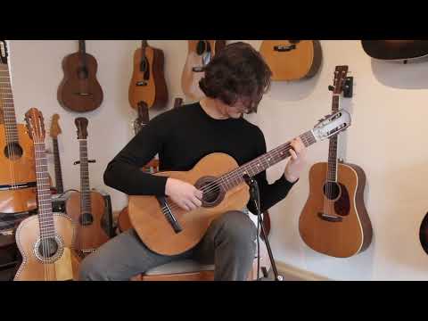 Juan Galan Caro 1896 romantic guitar - rare and collectable - disciple of Antonio de Lorca and contemporary of Antonio de Torres + video image 13